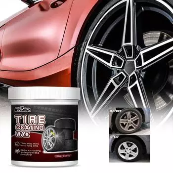 1PCS Car Tire Maintenance Tire Shine Coating Tyre Gloss Tire Cleaner Supplies Sealant Wax Hydrophobic Car Cleaning L0C5