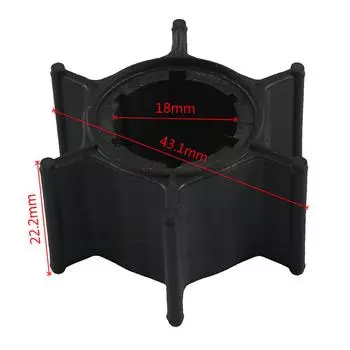 1PCS Car Water Pump Impeller Repair 655-44352-09 Fit for Yamaha Outboard 6hp 8hp