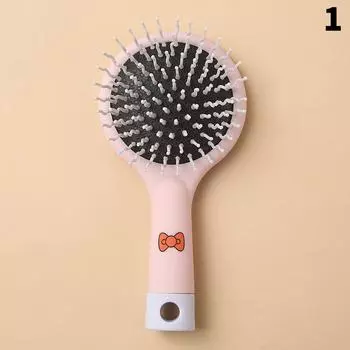 1 шт. мультяшное зеркало для макияжа, ручная двухсторонняя расческа с воздушной подушкой для женщин, портативное зеркало с воздушной подушкой, расческа для девочек, инструмент