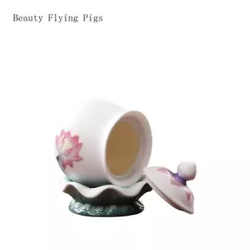 1PCS ceramic holy water cup home Buddhist utensils cups feng shui ornaments for worshipping Buddha in front of the Buddha