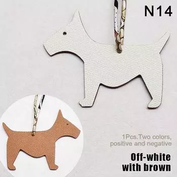 1 шт. подвески классическая милая собака сумка кулон брелок кожаный брелок ювелирные изделия брелок для ключей аксессуары для рукоделия