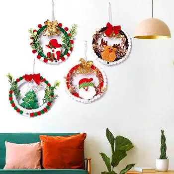 1 шт. Рождественская подвеска Рождественская гирлянда Рождественские подарки Рождественский венок Материал