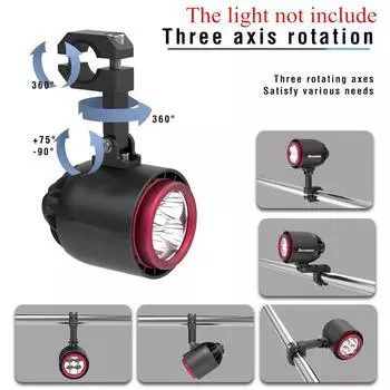 1PCS CNC Aluminum Motorcycle Headlight Handle Fork Mounting Bracket 20-26MM