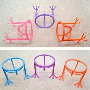 1 шт. Креативный держатель для пуховки, спонж для тональной основы, блендер, держатель для инструментов для смешивания, стойка синий