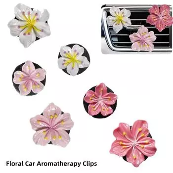 1pcs Daisy Car Air Outlet Perfume Clip Cute Mini Flower Aromatherapy Creative Car Interior Decoration Air Freshener Accessories