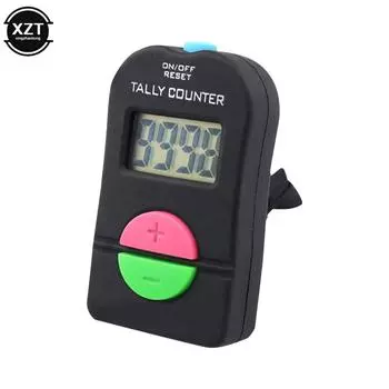 1PCS Digital Hand Tally Counter Electronic Manual Clicker Golf Gym Hand Held Counter 6.3x3.4x1.5cm чёрный