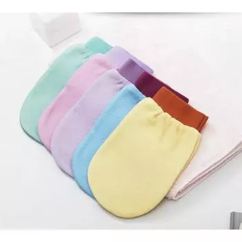 1pcs Double-Sided Towel Korean Exfoliating Bath Washcloth Shower Spa Exfoliator Two-Sided Bath Glove Body Cleaning Tool YZL1 зелёный