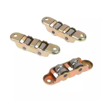 1Pcs Double Wheel Flat Groove Wheel Metal Doors Window Window Pulley Wheel 80 Type Hardware Accessories Type C