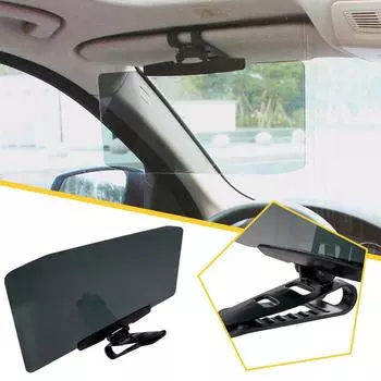 1PCS Driving Mirror UV Fold Flip Driver s Anti-glare Sun Vision Dazzling Visor Goggle Car Left Day Visor Right Sun Adjustab D8E3