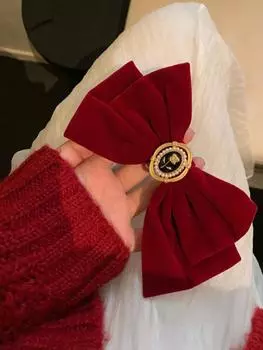 1Pcs Fashion Exquisite Artificial Pearl Solid Bow Rose Flower Barrettes Hair Clips For Women Girls Party Hair Accessories