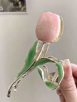 1Pcs Fashion Fairy Tulips Hair Claws For Women Hair Accessories