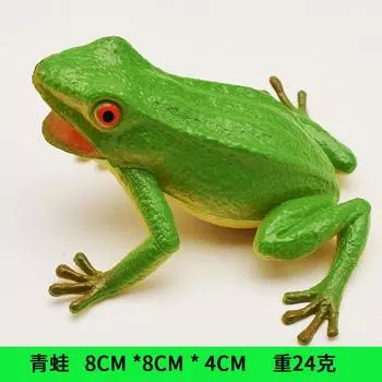 1pcs Fashion Funny Toy Simulation Frog Model Animal Toys Novelty Toad Tricky Scary Squeeze Sound Frog Toys for Kids Gift