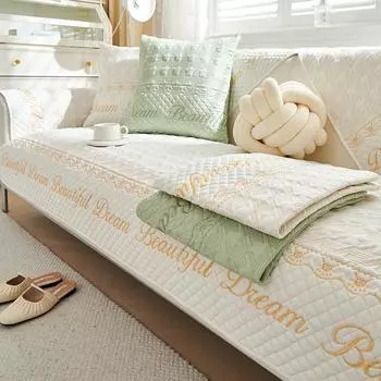 1 шт. Четыре сезона универсальный простой чехол для дивана модный анти-кошачий царапающий мебельный декор гобелен противоскользящий пылезащитный диванная подушка 1seat 70x70cm