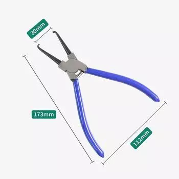 1Pcs Fuel Pipe Clamp Car Fuel Pipe Removal Pliers Pipeline Hose Release Disconnection Disassembly Tool синий