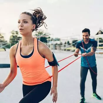 1pcs Latex Resistance Bands Fitness Rubber band for Yoga Pilates Training Expander Elastic Strength Loop Bands for Gym Sport синий