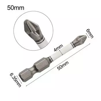 1PCS Magnetic Batch Head Cross Screwdriver Set Drill Bit Screw Alloy Steel Non-slip Cross Electric Screwdriver 50-150mm