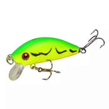 1PCS Minnow Fishing Lure 50mm4.2g Topwater Hard Bait Wobbler Jig Bait Crank Bait Carp Striped Bass Pesca Fishing Tackle SwimBait