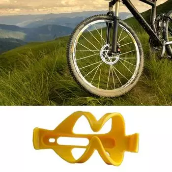 1pcs Plastic Bicycle Bottle Cage Universal Mountain Road Bicycle Lightweight Bottle Cage Adjustable Cup Cage Bicycle Accessories чёрный