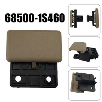 1pcs Plastic Toolbox Lock Glove-Box Button Switch Handle For Nissan D22 Pickup Brown 68500-1S460 Interior Parts CHINA