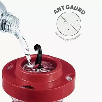 1pcs Plastics Humming Bird Feeder Large Capacity Water Feeding Device With Hook Hanging bird Feeder Garden Outdoor Bird Supplies
