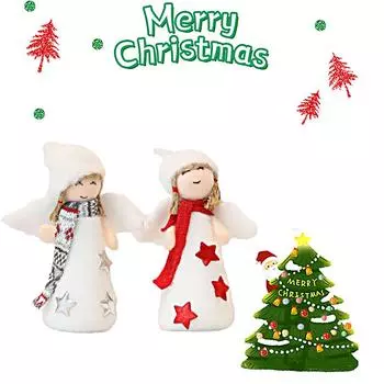 1Pcs Plush Angel Girl Christmas Plush Christmas Decorations Christmas Pendant Doll Pendant