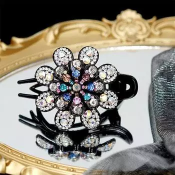 1pcs Ponytail Headwear Hair Accessories Duckbill Hair Hair Claws Hairgrip Rhinestone Hairpin Duckbill Clip Women Hair Clips new