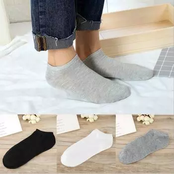 1pcs Refreshing Men s Cotton Socks Business Antibacterial Deodorant Socks 1 pcs White