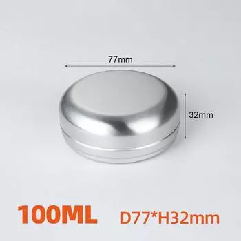 1Pcs Round Soap Travel Case Aluminum Soap Storage Box Soap Dish Home Bathrooms Traveling Use Style 1