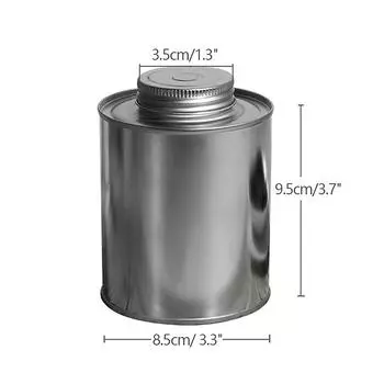 1 шт., круглая жестяная банка для хранения кофейных зерен, небольшие коллекционные металлические банки, герметичная банка, контейнер для заварочного чайника, домашняя упаковочная коробка