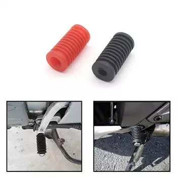 1Pcs Rubber Cover Motorcycle Gear Shift Shifter Lever Foot Pad Pedal for Yamaha Suzuki Kawasaki Honda Foot Pegs Pad Accessories красный