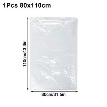 1Pcs S/M/L/XL/XXL Plastic Moving Bag Luggage Suitcase Comforter Blanket Big Plush Toy 1Pcs 80x110cm