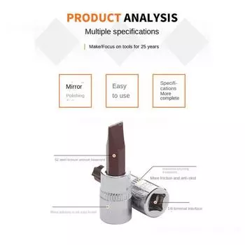 1PCS Screwdriver Hand Tool Deep-hardening High Torque Press Fit Sleeve Sleeves Screwdriver Kit Head Screw Socket Tool Sturdy