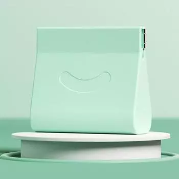 1Pcs Silicone Denture Tray Box Vent Holes Dental Denture Box False Teeth Protective Case Dental Braces Retainer Storage Case