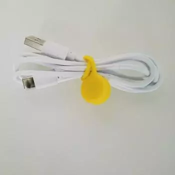 1PCS Silicone Magnetic Cable Tie Reusable Wire Organizer Clips For Bundling Securing Headphone Holder Data Cables Winder
