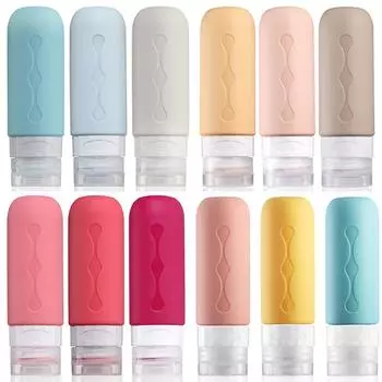 1шт силиконовые дорожные бутылки одобренные TSA герметичные сжимаемые дорожные аксессуары контейнеры для туалетных принадлежностей шампуня кондиционера Silicone