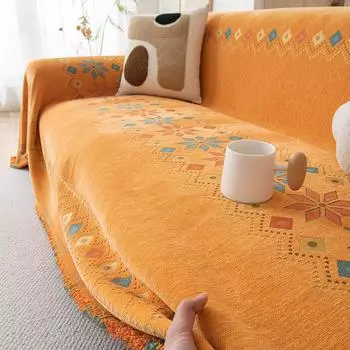 1pcs Sofa Cover Anti Cat Scratch Furniture Towel Blanket for Living Room Universal for All Seasons Non-Slip Couch Cushion 1seat 180x130cm