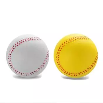 1PCS Soft Sponge Baseball Trainning Base Balls Child Softballs Standard Ball Balls Outdoor Tem Sport Practice Golf белый