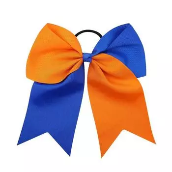 1pcs Solid Color Big Bows with Elastic Hair Ties for Girls Ribbon Bowknot Hair Band Rubber Band Headwear Kids Hair Accessories