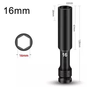 1Pcs Spanner Converter Reducer Impact Wrench Drive Socket Hand Tool Socket Head Adapter 16mm