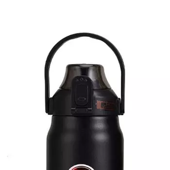 1Pcs Splash Spill Proof Bottle Lid Therms Cup Lid Durable Cup Cap For 1000/1200/1500/1800ml black