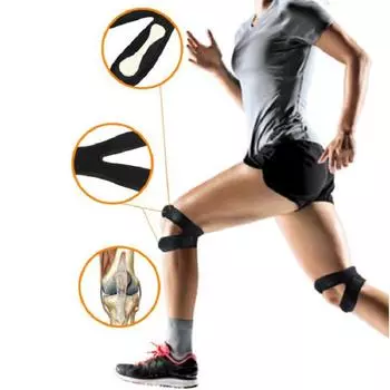 1PCS Sports Knee Pads Double Patellar Knees Patellar Tendon Support Straps Wrist Pads Patellar Meniscus Knee Protection Tools