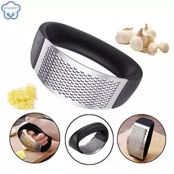 1 шт. Нержавеющий пресс для чеснока, бытовой ручной пресс для чеснока, кухонный пресс, соковыжималка для имбиря, инструменты для чеснока, кухонные принадлежности White