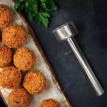 1Pcs Stainless Steel Meatball Maker Large Falafel Ball Making Scoop Mold Meatball Pressing Maker Non-Stick Kitchen Gadgets