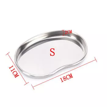 1Pcs Stainless Steel Tattoo Tray Plate Tool For Implement S