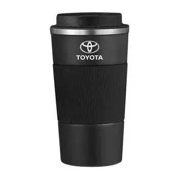 1Pcs Thermo Cafe Coffee Mug Car Thermos Mug Travel Thermo Cup Auto parts For Toyota Camry Corolla Yaris Chr Auris Avensis T25