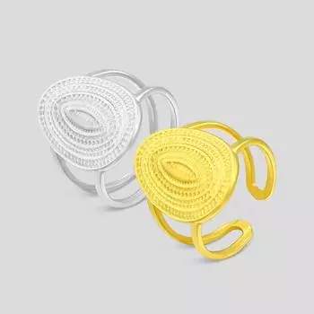 1Pcs titanium steel opening adjustable stainless steel ring for men and women