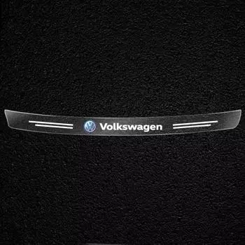 1Pcs Transparent Car Trunk Badge Protective Sticker Car Accessories For Volkswagen B6 B7 B5 Golf Polo Tiguan Passat EOS Scirocco Jetta MK6 Octavia