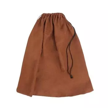 1PCS Travel Breathable Drawstring Travel Drawstring Tote Clothes Storage Dust Cover Bag Storage Bag khaki-S