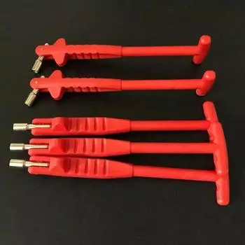 1pcs Tyre Valve Puller Metal Tyre Repair Tools Valve Cores Car Motorcycle Detachers Installers Repair Tool Kits Car Repair Parts красный
