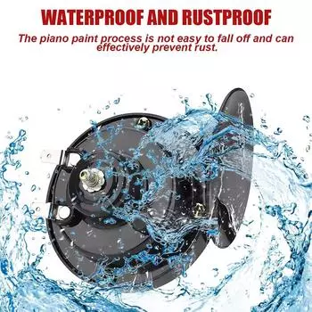 1pcs Universal Loud Car Horn 12v Electric Snail Train Horn Super Loud Waterproof Horns Siren For Motorcycle Car Truck Suv B I8v5